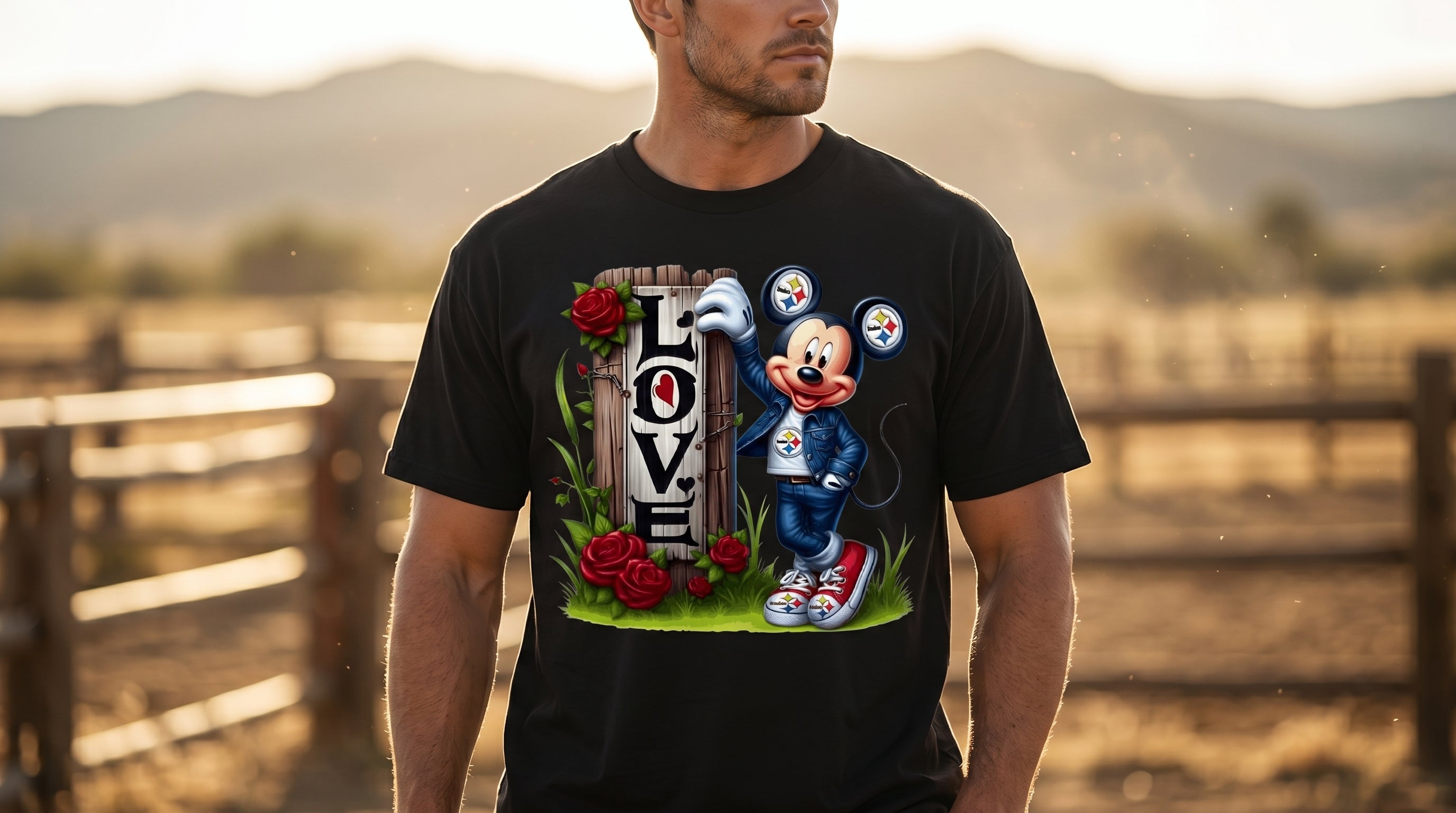 Mickey Steelers Love