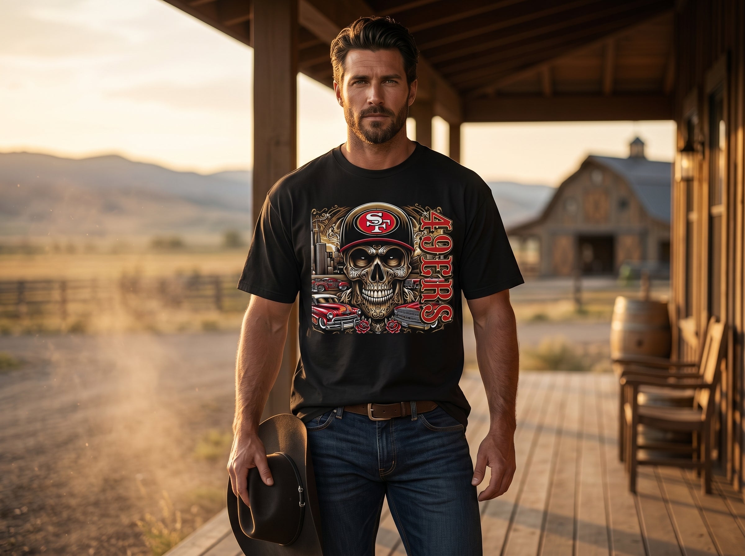 49ers Skull
