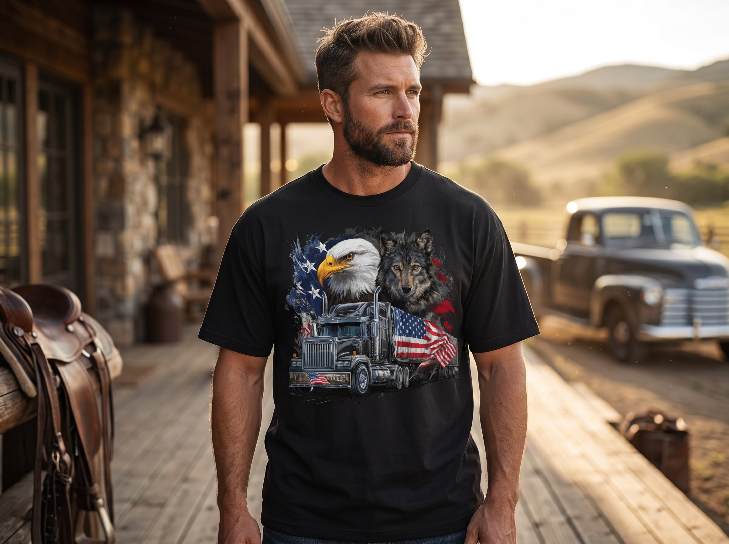 Wolf and Eagle